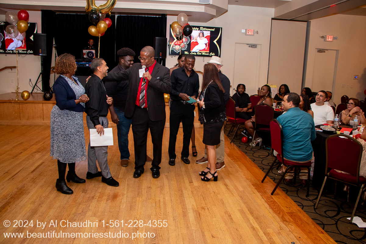 Retirement celebration of Mavis Cole on October 12, 2024 by Al Chaudhri / www.beautifulmemoriesstudio.photo