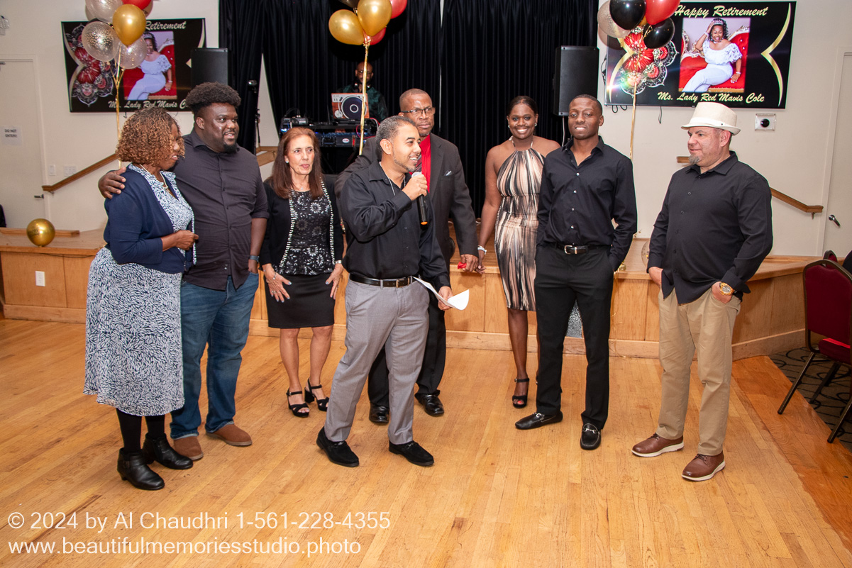 Retirement celebration of Mavis Cole on October 12, 2024 by Al Chaudhri / www.beautifulmemoriesstudio.photo