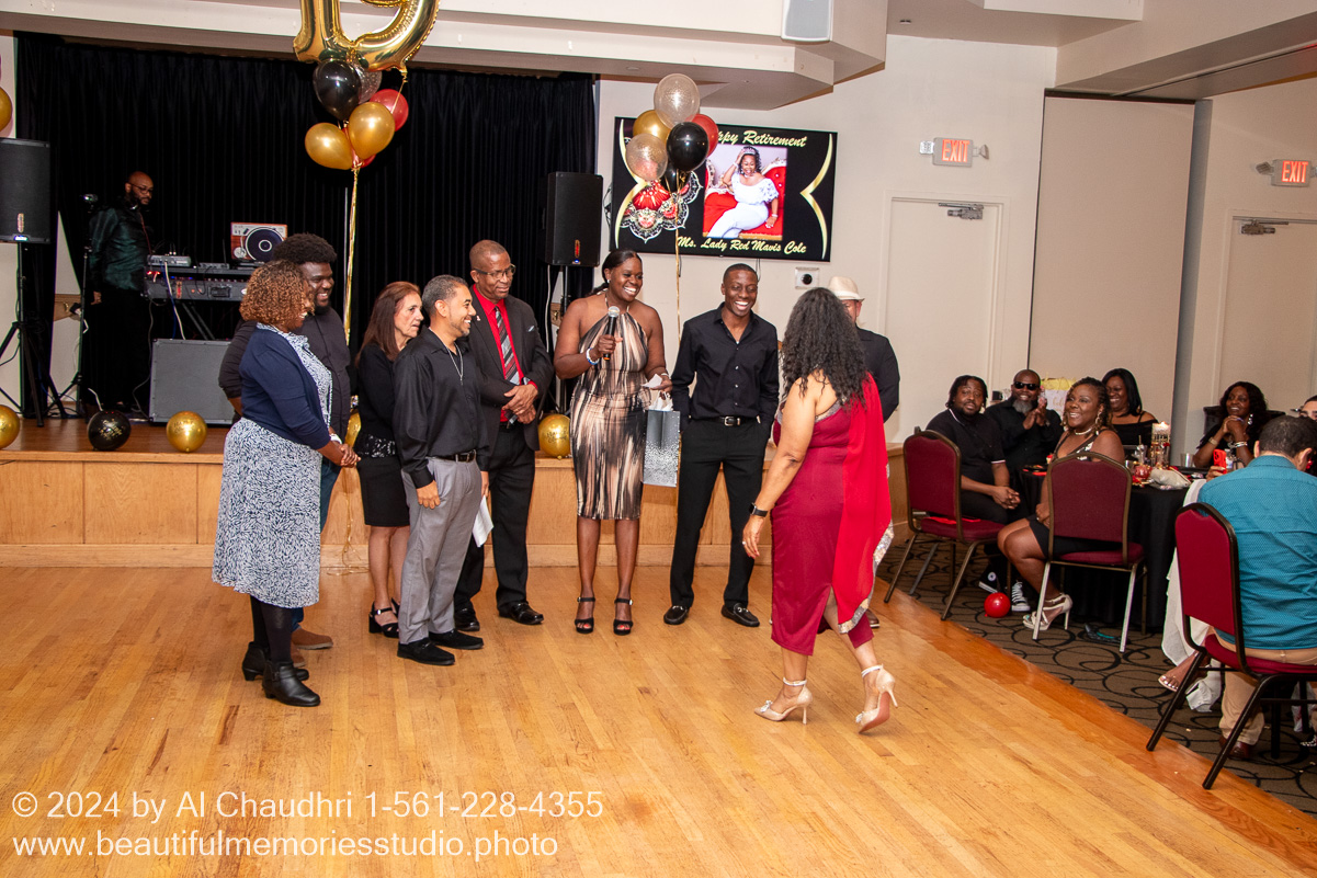 Retirement celebration of Mavis Cole on October 12, 2024 by Al Chaudhri / www.beautifulmemoriesstudio.photo