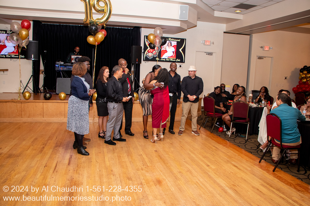 Retirement celebration of Mavis Cole on October 12, 2024 by Al Chaudhri / www.beautifulmemoriesstudio.photo