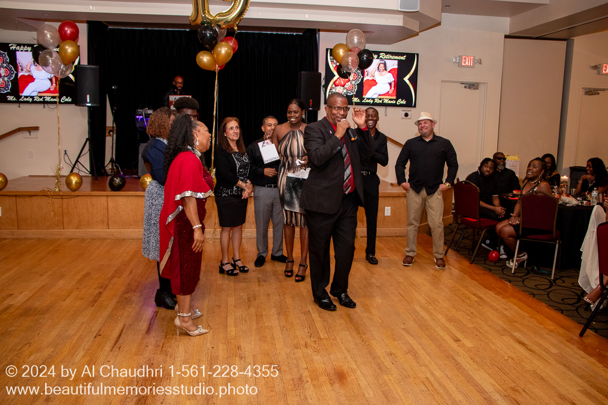 Retirement celebration of Mavis Cole on October 12, 2024 by Al Chaudhri / www.beautifulmemoriesstudio.photo