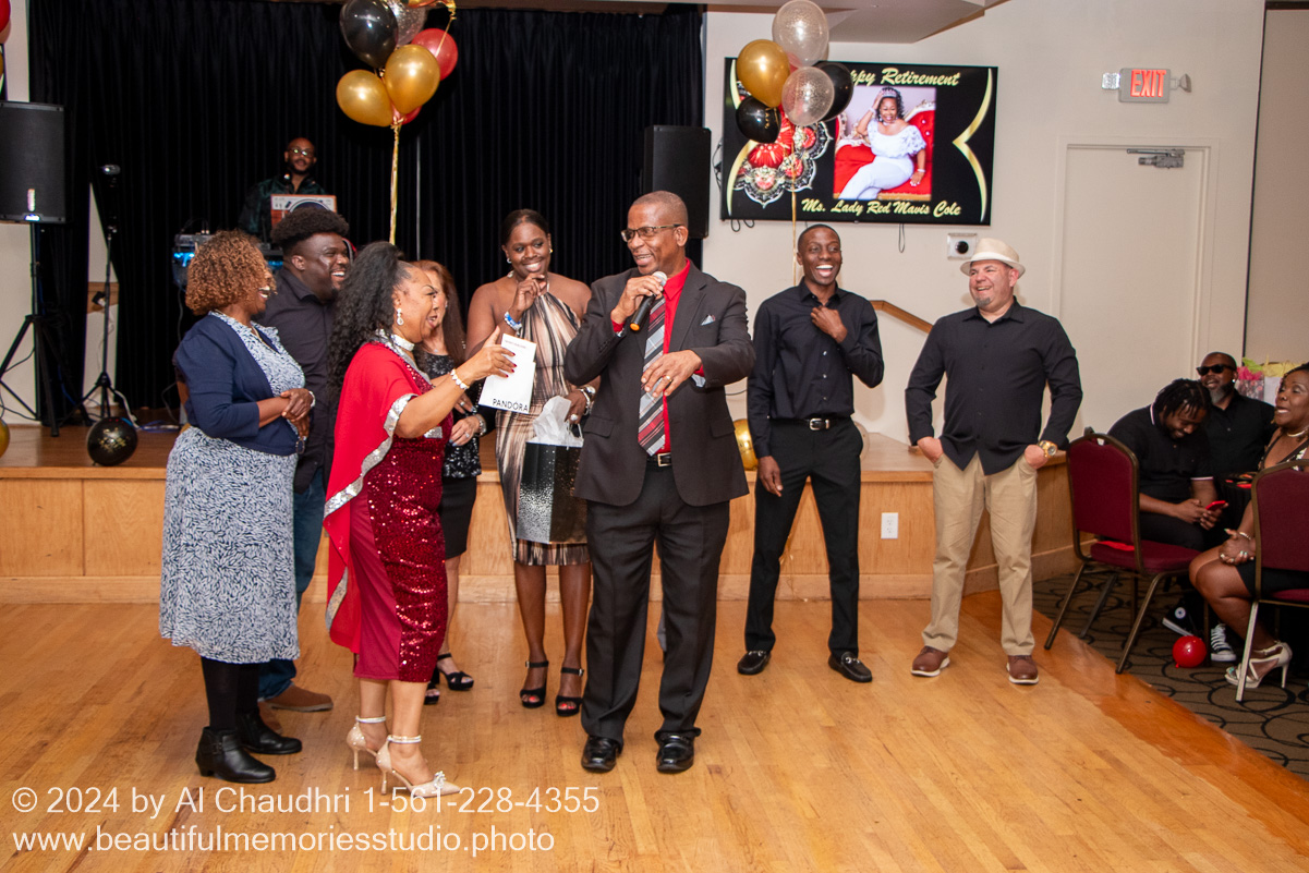 Retirement celebration of Mavis Cole on October 12, 2024 by Al Chaudhri / www.beautifulmemoriesstudio.photo