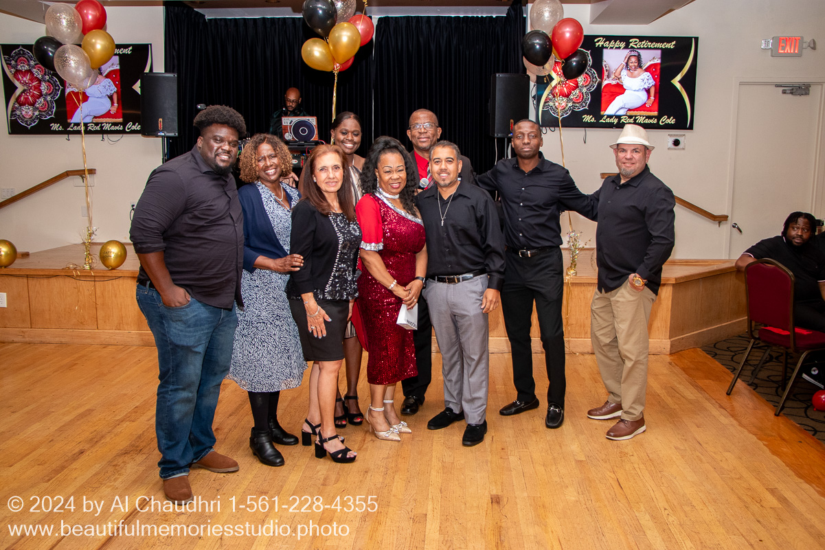 Retirement celebration of Mavis Cole on October 12, 2024 by Al Chaudhri / www.beautifulmemoriesstudio.photo